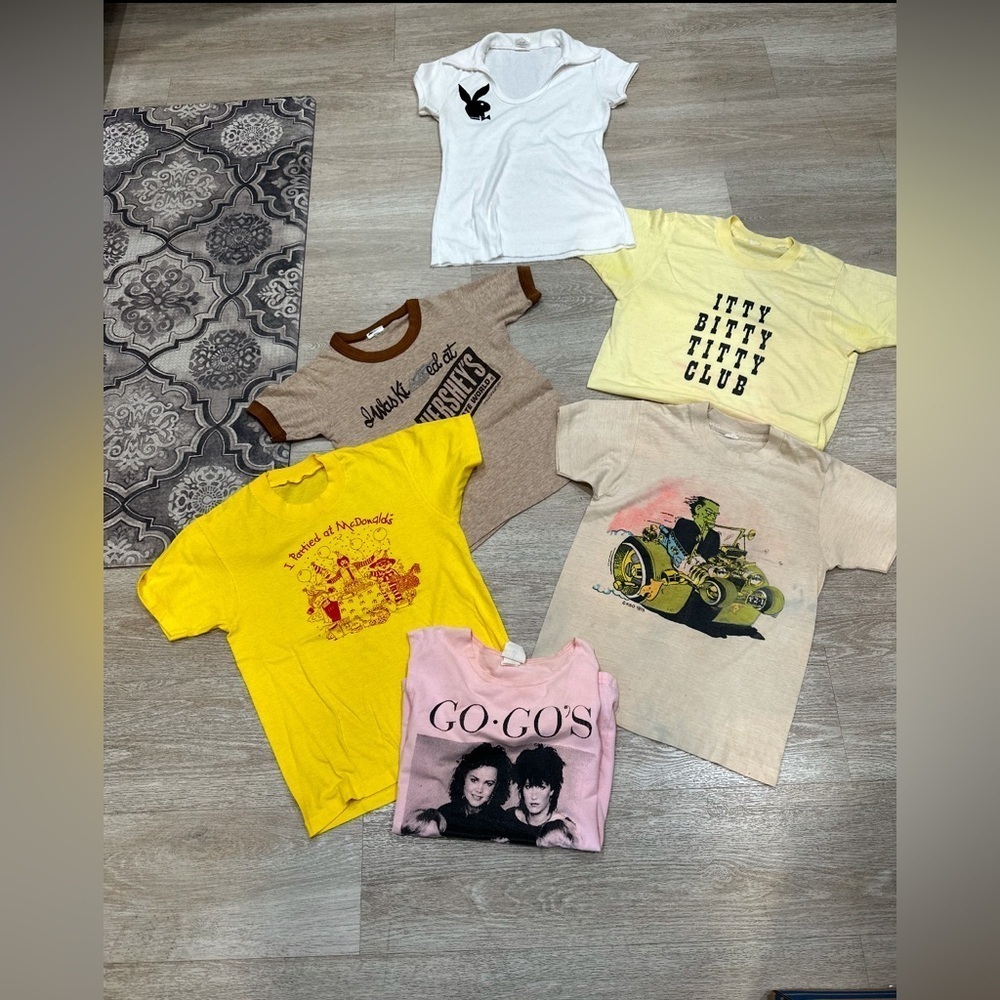 REAL VTG T SHIRTS 70s -Y2K. Just a few MUCH MORE 2 B LISTED this WEEK UNISEX - Picture 2 of 15